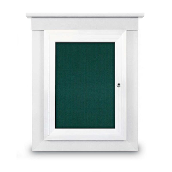 Sliding Glass Enclosed Letterboard, 72"x4